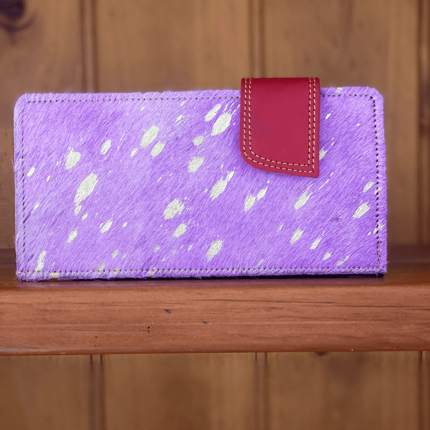 Ella Metallic Cowhide Wallet
