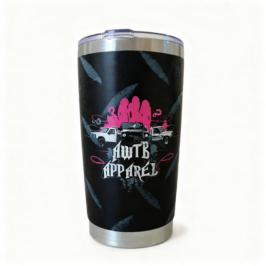 Wenches with Winches Tumbler – 20oz Stainless Steel Insulated Travel Mug with Lid