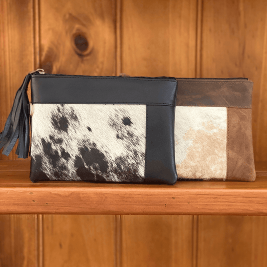 Mini Maple Clutch - Cowhide Leather Clutch