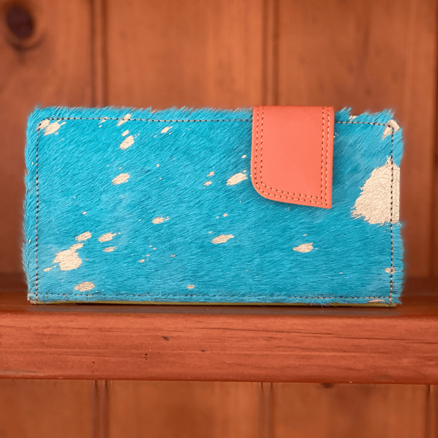 Ella Metallic Cowhide Wallet