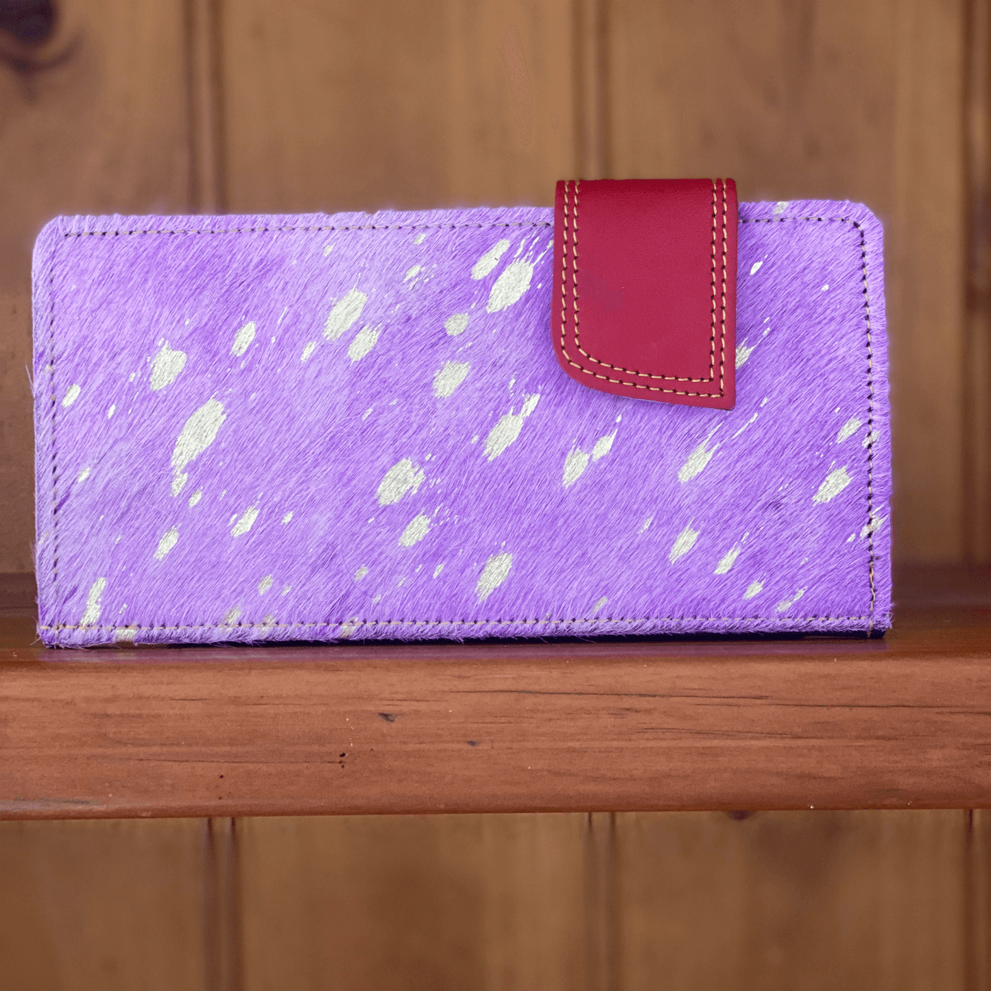 Ella Metallic Cowhide Wallet