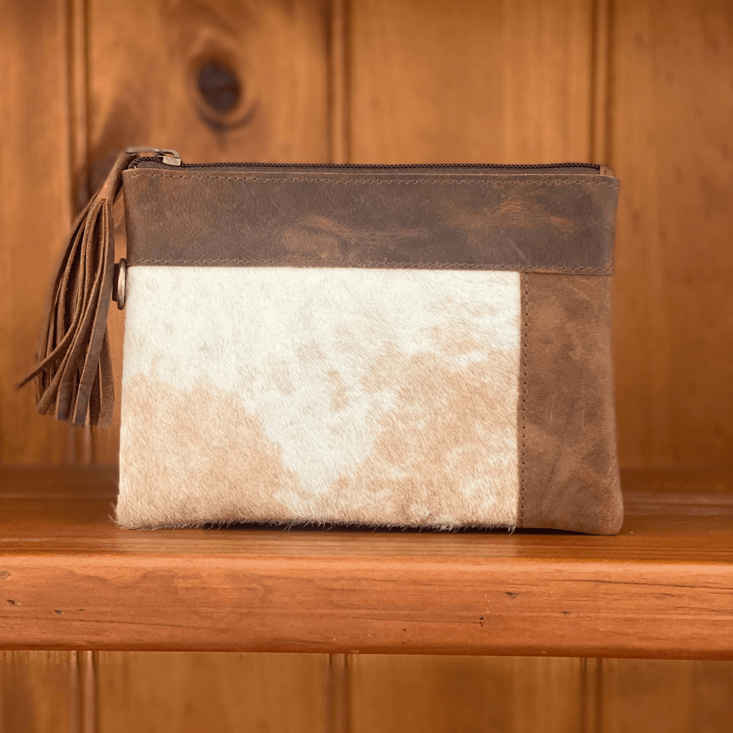 Mini Maple Clutch - Cowhide Leather Clutch