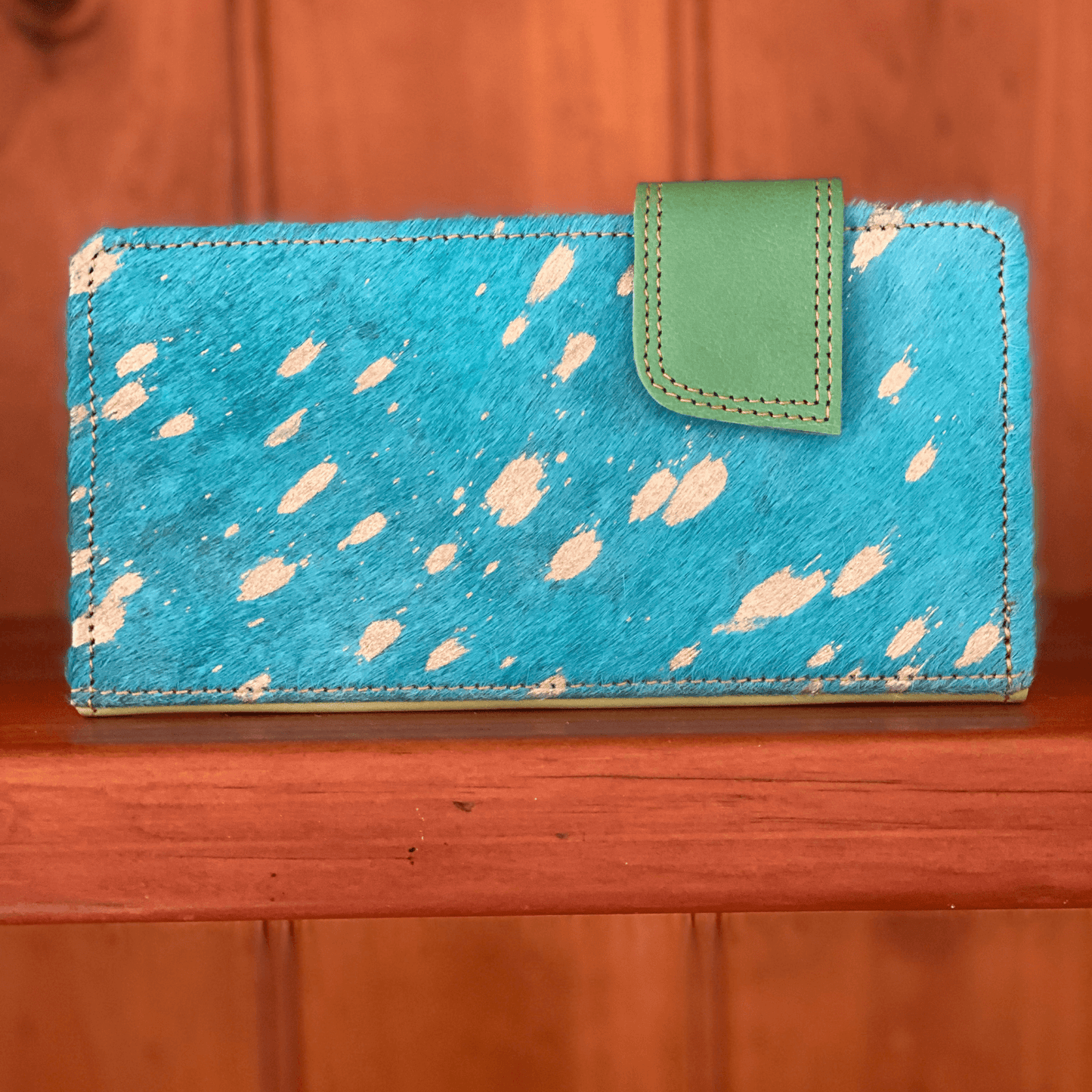 Ella Metallic Cowhide Wallet